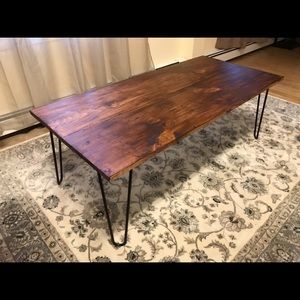 Coffee Table with Hairpin Legs